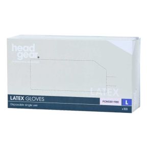Latex Powder Free Large Gloves (Approximately 100 Gloves)